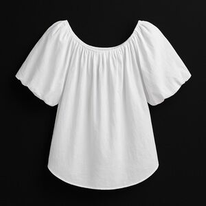 NWT! HARSHMAN | 100% Cotton Keiko Blouse | White | Large